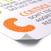 いじめ教室アンチいじめのABC ポスター (角)