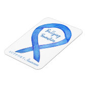 いじめ防止認識度リボンカスタムマグネット マグネット (左側)