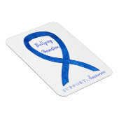 いじめ防止認識度リボンカスタムマグネット マグネット (右側)