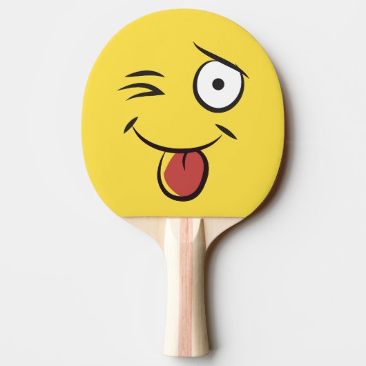 いじめ顔舌アウト 卓球ラケット (裏面)