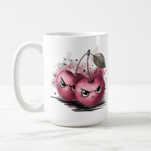 いじわるチェリー コーヒーマグカップ (左)
