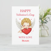 いじわる天使のキューピッドハート　ハッピーバレンタインデー シーズンカード (スタンド正面)