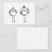 いじわる鳥たち ノートカード (正面/裏面)