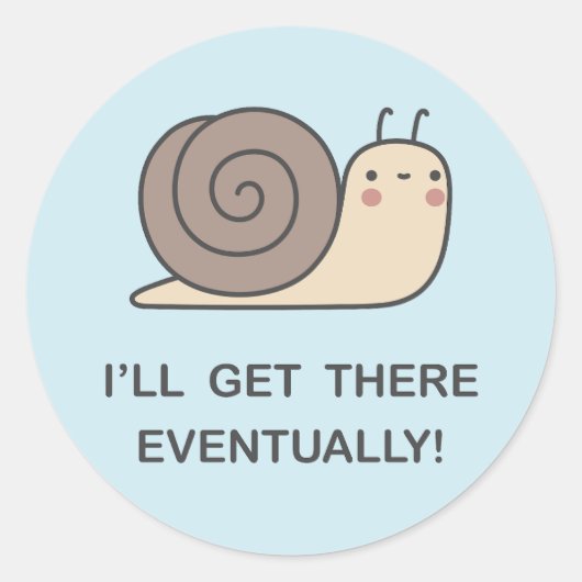 いずれ着く！ ラウンドシール (正面)