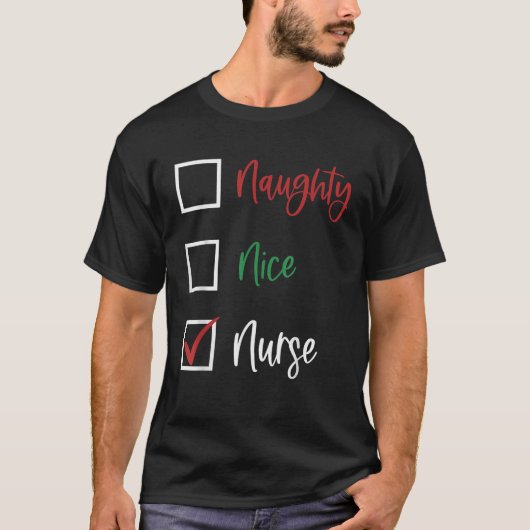 いたずらか優しいナース Tシャツ (正面)