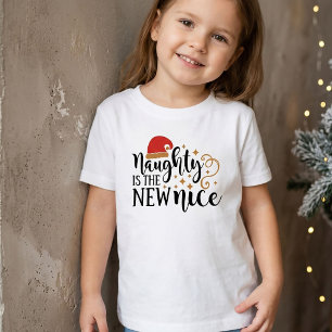 いたずらが新しいおしゃれなクリスマスプレゼント トドラーTシャツ