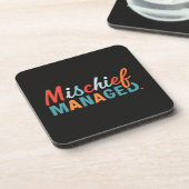 いたずらが管理した コースター (左側)