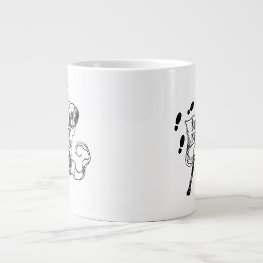 いたずらが管理した ジャンボコーヒーマグカップ (正面)