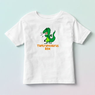 いたずらざウルス・レックス かわいいよちよちキッズTシャツ トドラーTシャツ