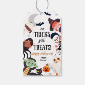 ♪ いたずらじゃなくてお菓子 ハッピーハロウィン衣装 ギフトタグ (正面)
