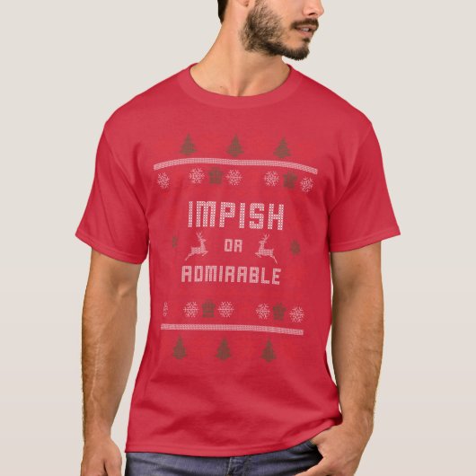 いたずらっぽいまたは素敵なオーバーサイズ Tシャツ (正面)