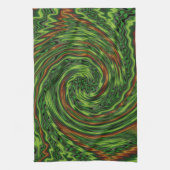 いたずらっぽいツイスト キッチンタオル (縦)