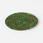 いたずらっぽいツイスト ペーパープレート (アングル)