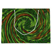 いたずらっぽいツイスト ラージペーパーバッグ (正面)