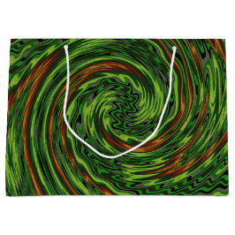 いたずらっぽいツイスト ラージペーパーバッグ