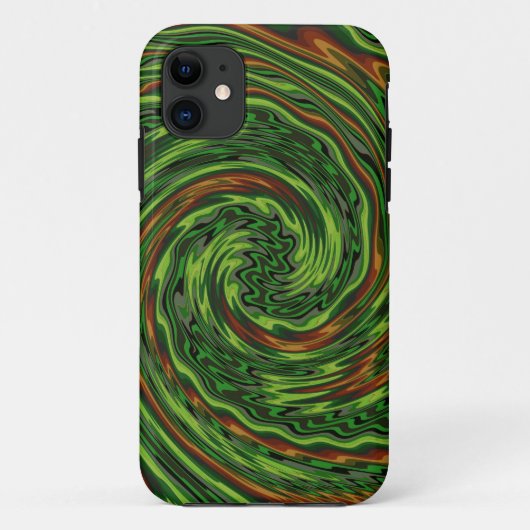 いたずらっぽいツイスト Case-Mate iPhoneケース (裏面)