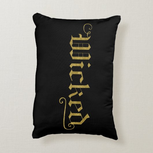 いたずらっフェイクた金ゴールドルックハロウィーンフェスティバル アクセントクッション (裏面(縦))