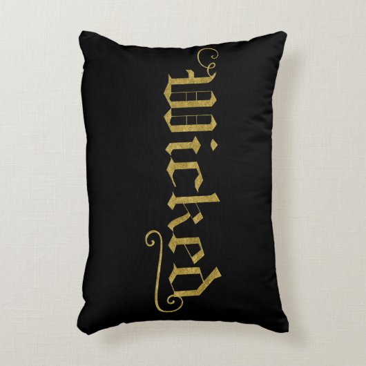 いたずらっフェイクた金ゴールドルックハロウィーンフェスティバル アクセントクッション (正面(垂直))