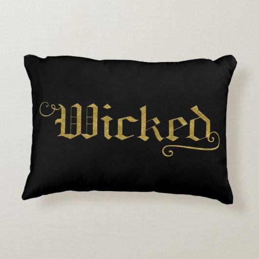 いたずらっフェイクた金ゴールドルックハロウィーンフェスティバル アクセントクッション (裏面)