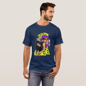 いたずらっ娘ゲームカード 楽しい家族 Tシャツ (正面フル)