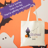 いたずらっ子のかわいい猫のトリックまたはごちそう トートバッグ