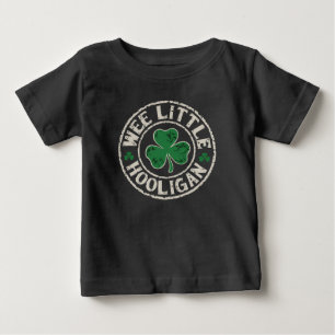 いたずらっ子シャムロック セントパトリックの日 ベビーTシャツ