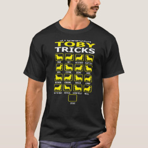 いたずらっ子トビー コーギー 犬のトリック ペット Tシャツ
