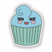 いたずらっ子ブルーカップケーキ シール (正面)
