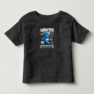 いたずらっ子ベアTシャツ - 面白い「指名手配」 トドラーTシャツ