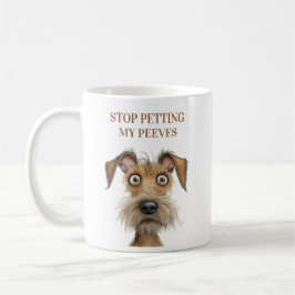 いたずらっ子犬のグチ コーヒーマグカップ