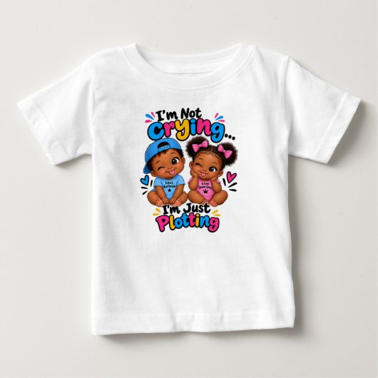 いたずらっ子 ベビーTシャツ (正面)