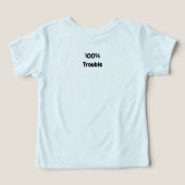 いたずらっ子Tシャツ 100% おてんば (デザイン裏面)
