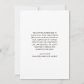 いたずらでかわいいおもしろい子供家族のクリスマス写真 シーズンカード (裏面)