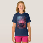 いたずらと魔法の魔女のブレンド Tシャツ (正面フル)
