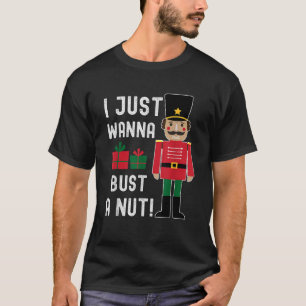 いたずらなくるみ割り人形ただナッツを割りたいだけ面白いX Tシャツ