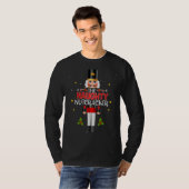 いたずらなくるみ割り人形グループお揃いファミリークリスマス Tシャツ (正面フル)