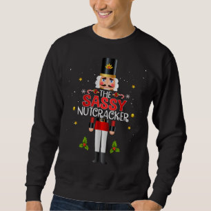 いたずらなくるみ割り人形 グループ おそろい ファミリー クリスマス スウェットシャツ