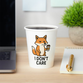 いたずらなキツネのマグカップ 紙コップ