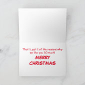 いたずらなクリスマス シーズンカード (内部)