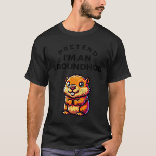いたずらなジリス ワクワクするような怠け者コスチューム _9 Tシャツ