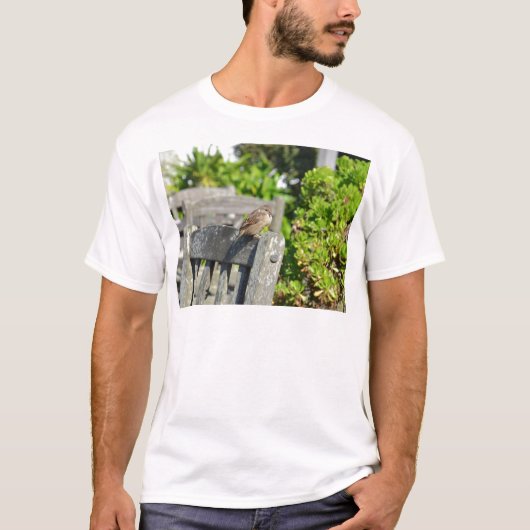 いたずらなスズメ Tシャツ (正面)