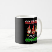 いたずらなノームのクリスマス パジャマ 3ノーム コーヒーマグカップ (正面右)