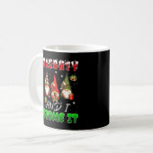 いたずらなノームのクリスマス パジャマ 3ノーム コーヒーマグカップ (正面左)