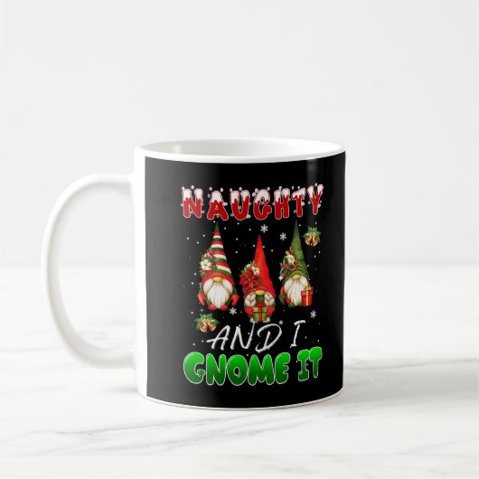 いたずらなノームのクリスマス パジャマ 3ノーム コーヒーマグカップ (左)