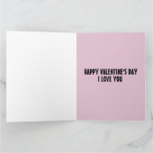 いたずらなバレンタインデーの夫への大きなカード カード (内部)