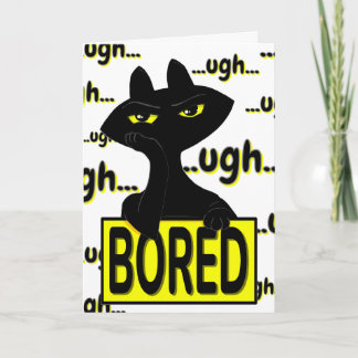 いたずらなブギー 黒猫の誕生日カード カード