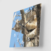 いたずらなヤギュウ スクエア壁時計 (傾斜)