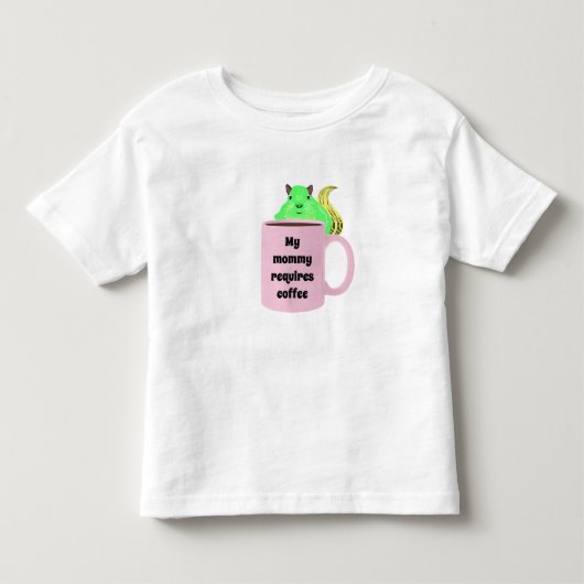 いたずらなリス #474 赤ちゃん トドラーTシャツ (正面)