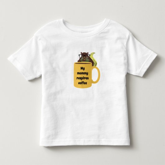 いたずらなリス#551 赤ちゃん トドラーTシャツ (正面)