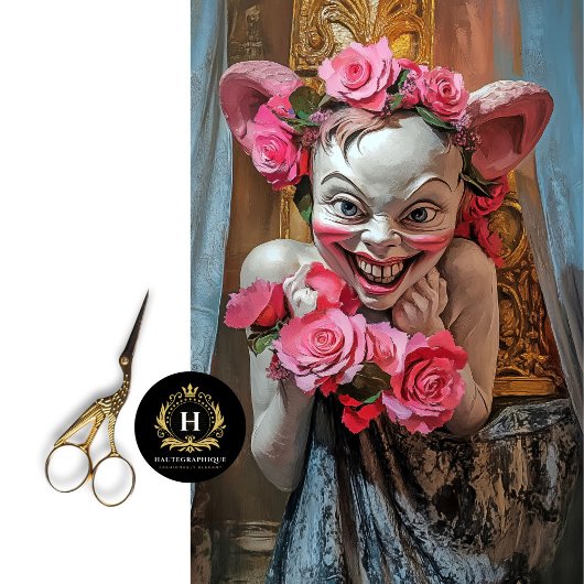 いたずらなヴィンテージフローラガルゴイレデクページ 薄葉紙